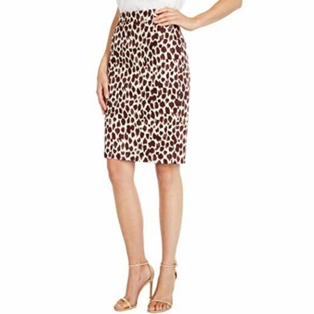 J.Crew Petite No. 2 Pencil Skirt in giraffe